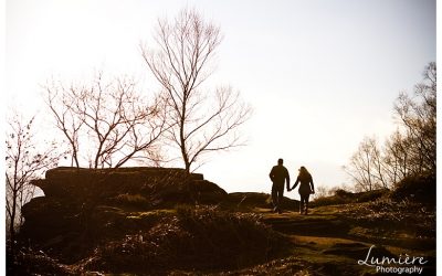 Engagement photoshoot in Yorkshire