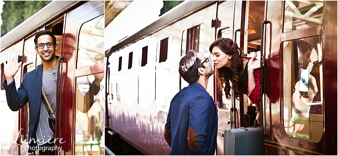 great central union railway engagement photos