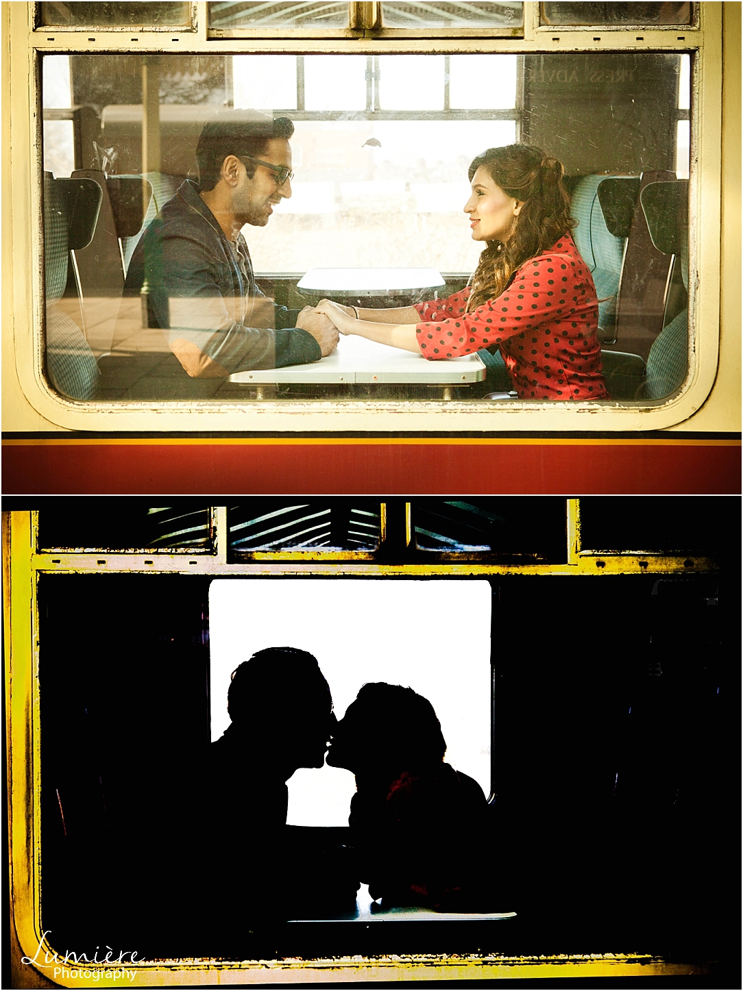 couple in train- great central union