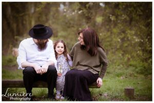The youngest daughter, family photoshoot at Victoria Park, Leicester